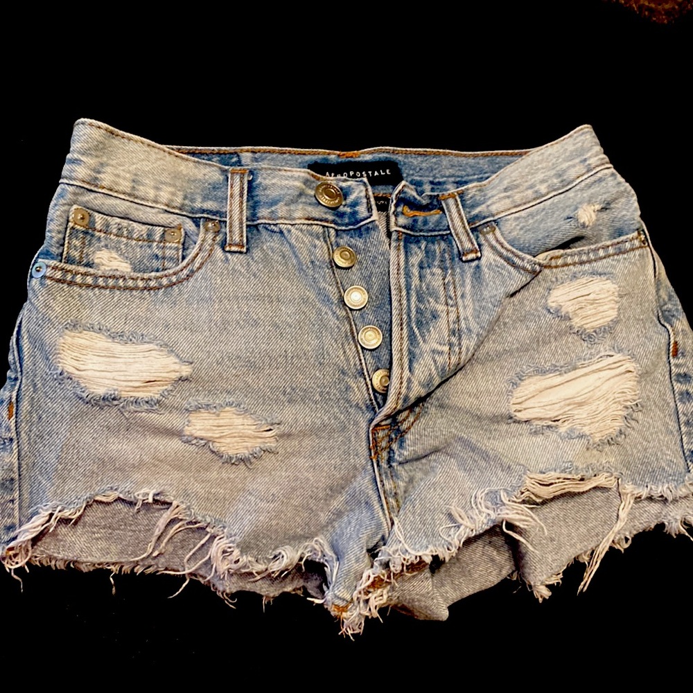 Aeropostale jean shorts size triple 0